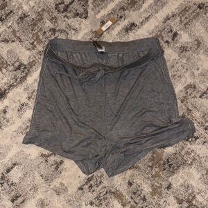 Skims gray Drawstring Shorts Sz Medium NWT